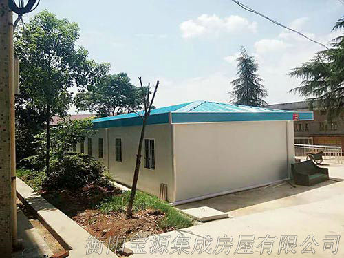 四坡顶单层活动板房01